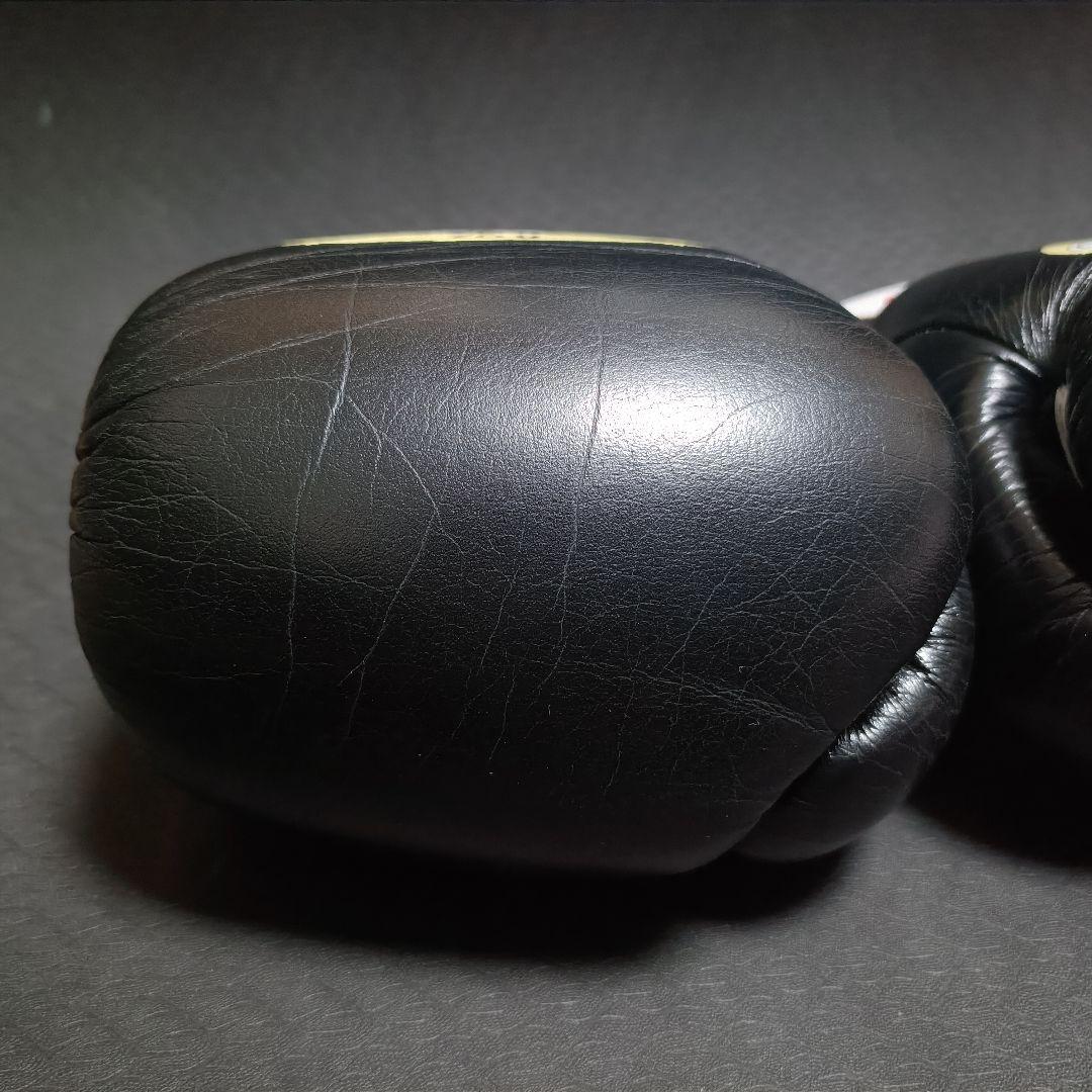 winning ボクシンググローブ 8oz ブラック ひも式