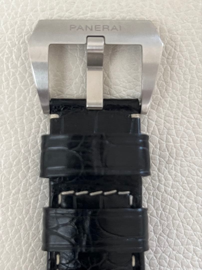 パネライルミノールアリゲーターストラップ24mm/22mm &ピンバックルセット