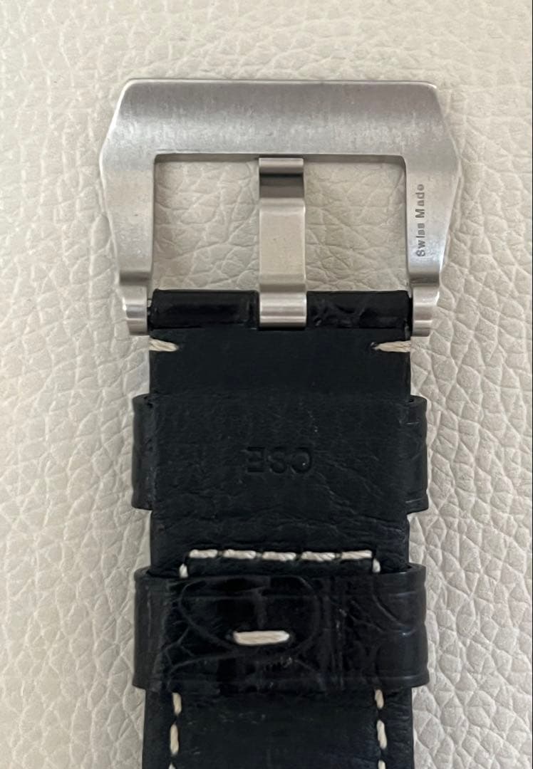 パネライルミノールアリゲーターストラップ24mm/22mm &ピンバックルセット