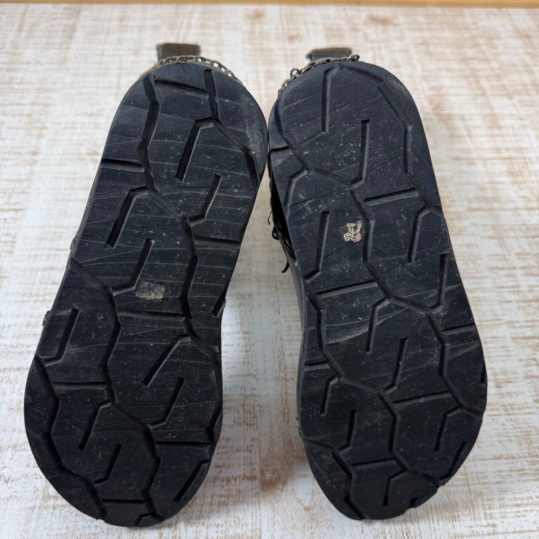 14th Addictionブラックレザー　ブーツ 35 Y2k ブーツ