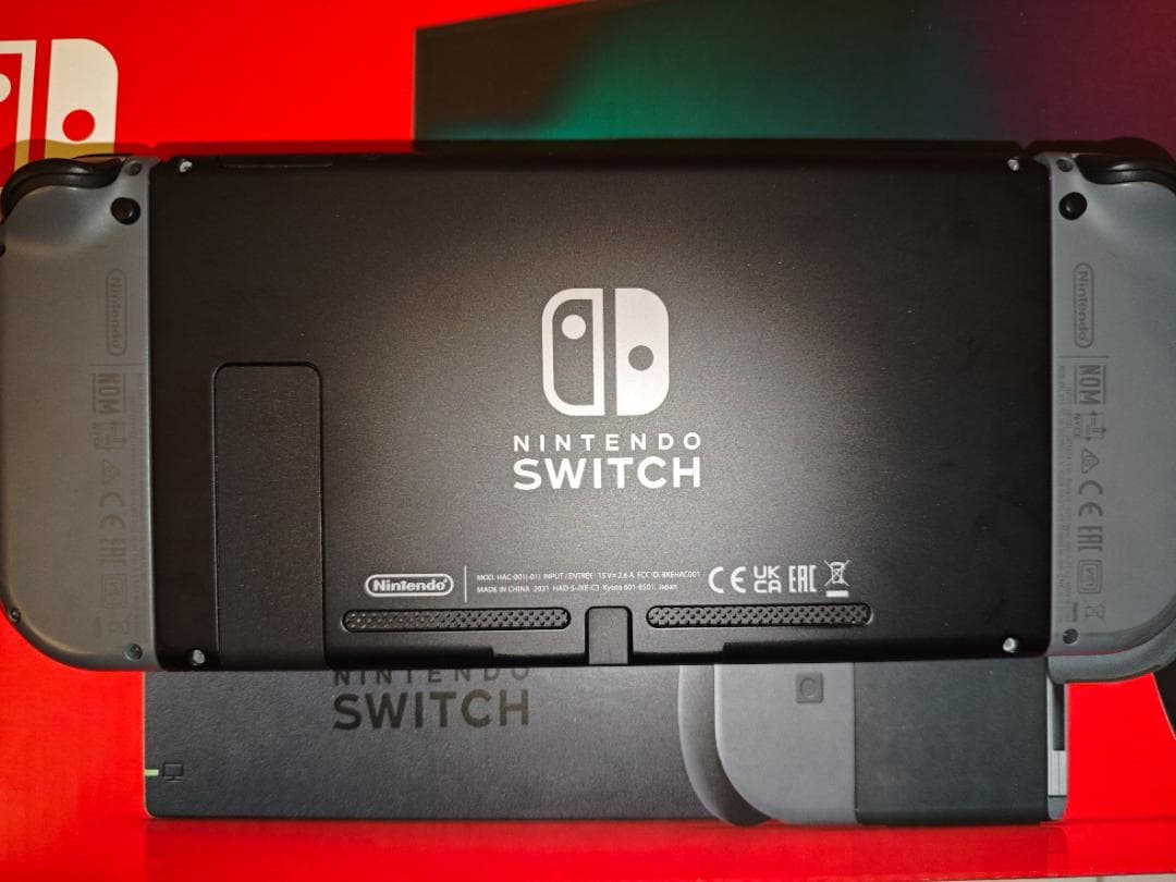 【動作確認済み】Nintendo Switch グレー 本体 (ケース付き)