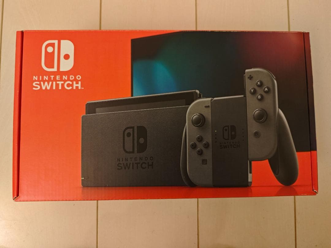 【動作確認済み】Nintendo Switch グレー 本体 (ケース付き)