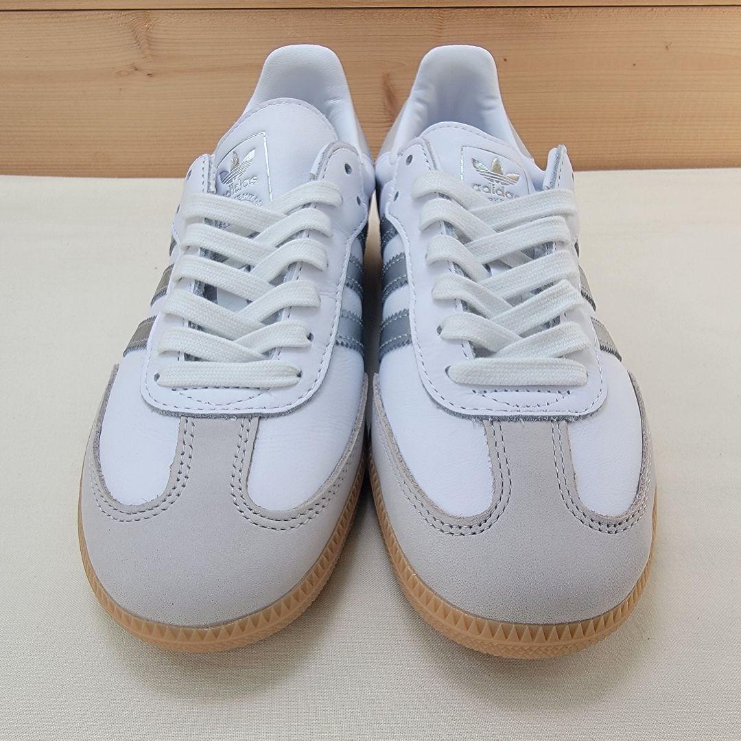 アディダス サンバ OG ホワイト/シルバー 23.5cm