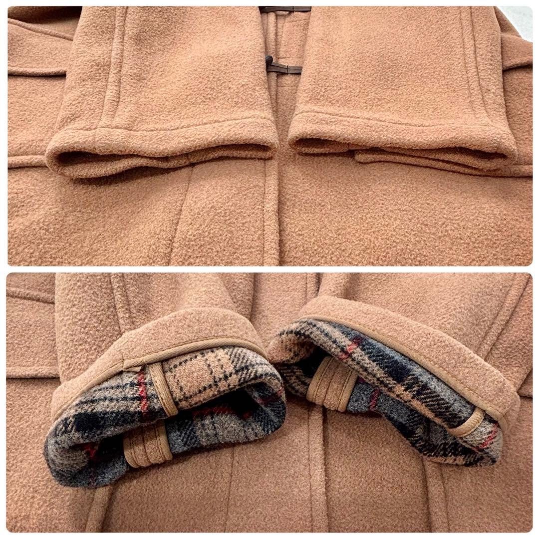 美品　バーバリーズ　ダッフルコート　メンズ　レディース　ダブルフェイス　チェック