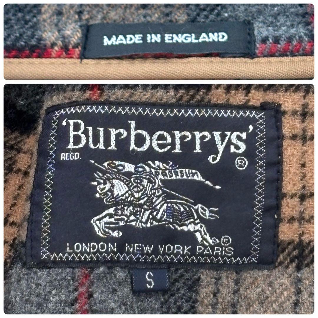 美品　バーバリーズ　ダッフルコート　メンズ　レディース　ダブルフェイス　チェック