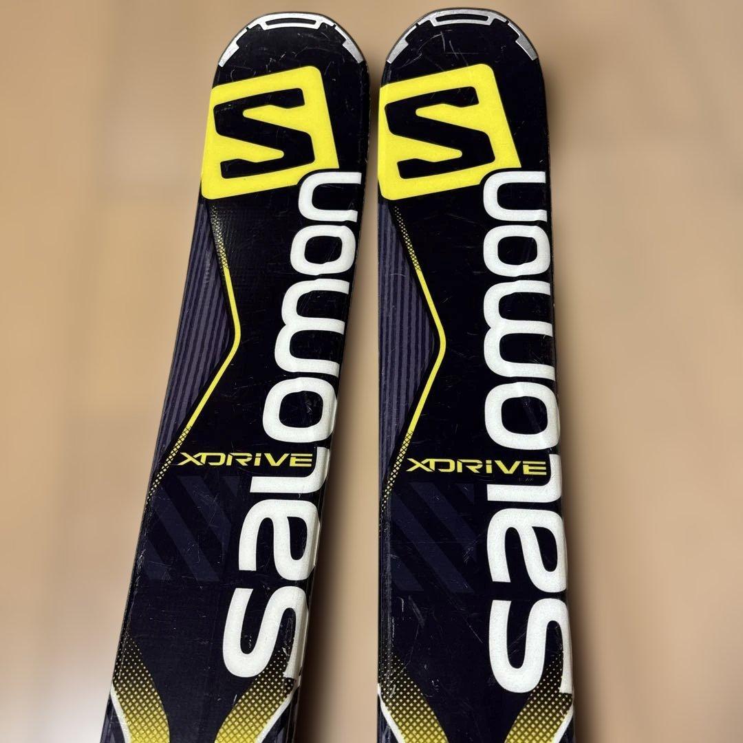 Salomon スキー板 161黒/黄 バインディング付き