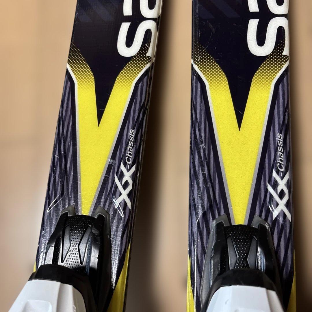 Salomon スキー板 161黒/黄 バインディング付き
