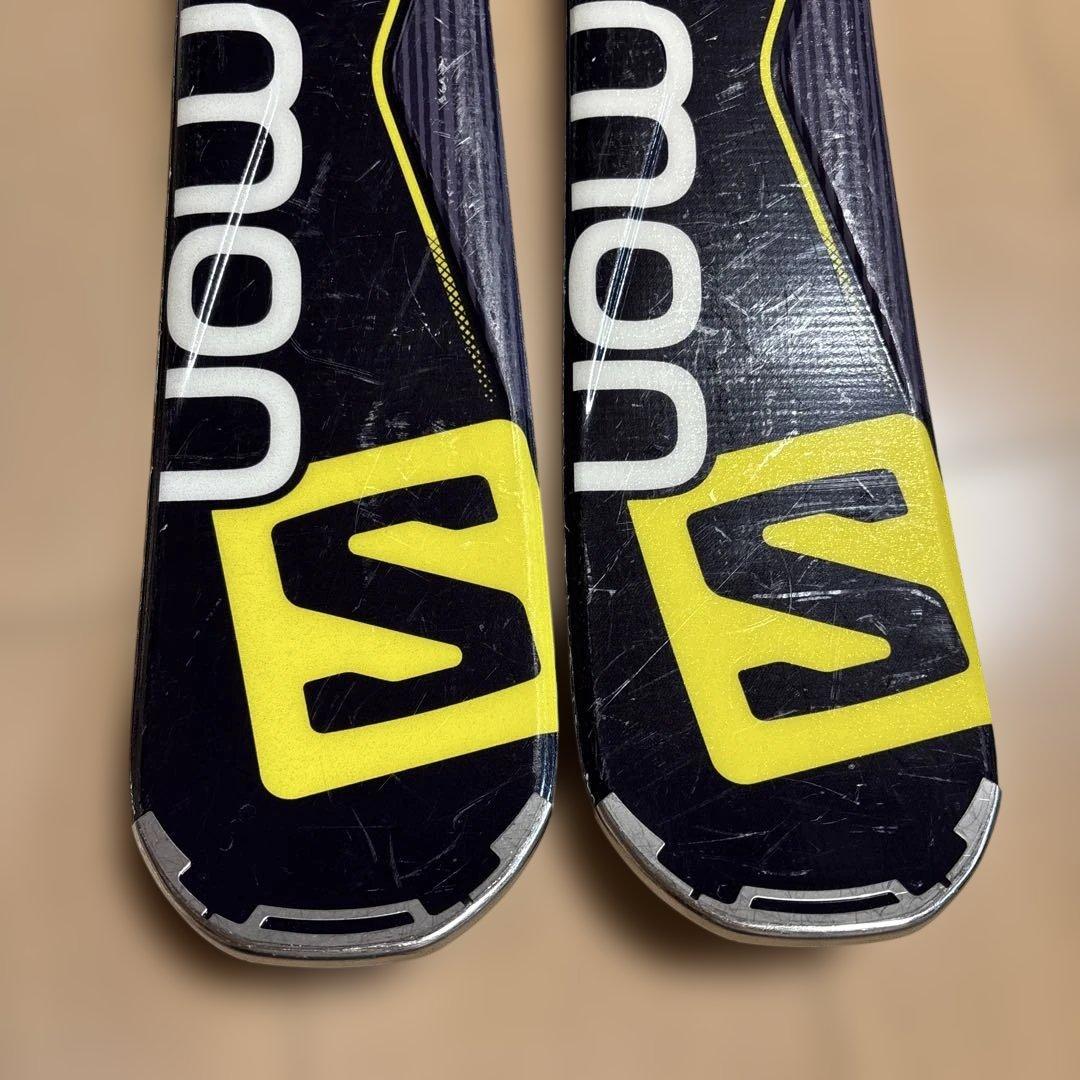 Salomon スキー板 161黒/黄 バインディング付き