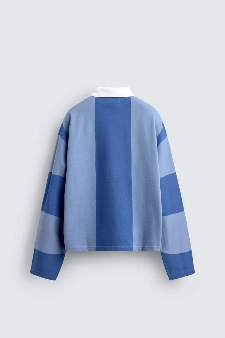 カラーブロックポロシャツ　ZARA x Champion