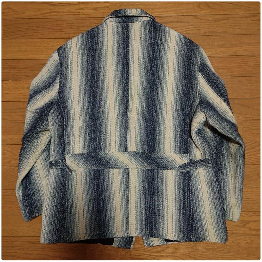 【本日限定超特価】90S RRL 三ツ星タグ シャドーストライプラグジャケット
