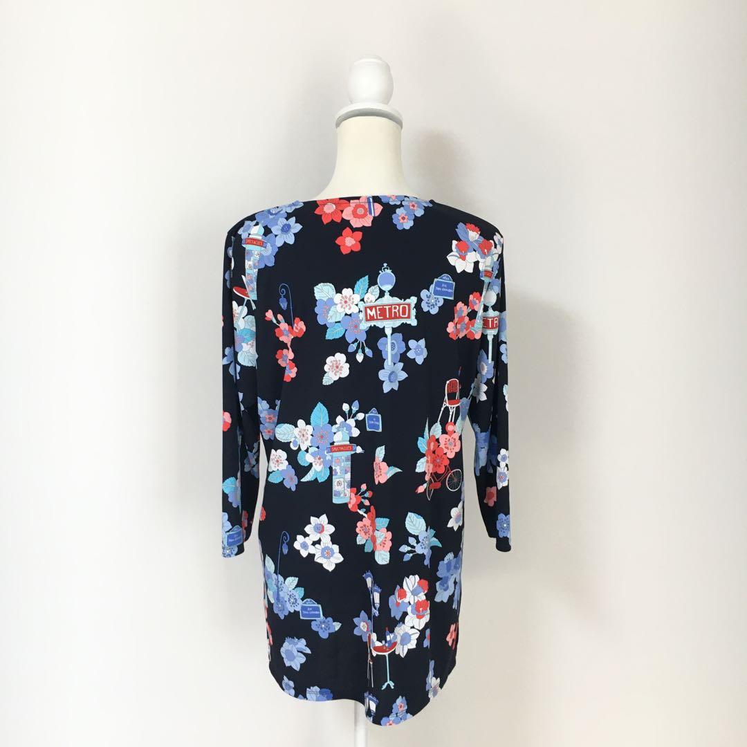 新作美品　LEONARD レオナール　ストレッチ　チュニック　42