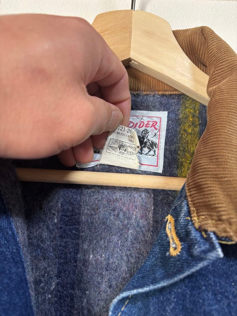 束*郎様 美品！80,s USA製　Lee STORM RIDER デニムジャケ