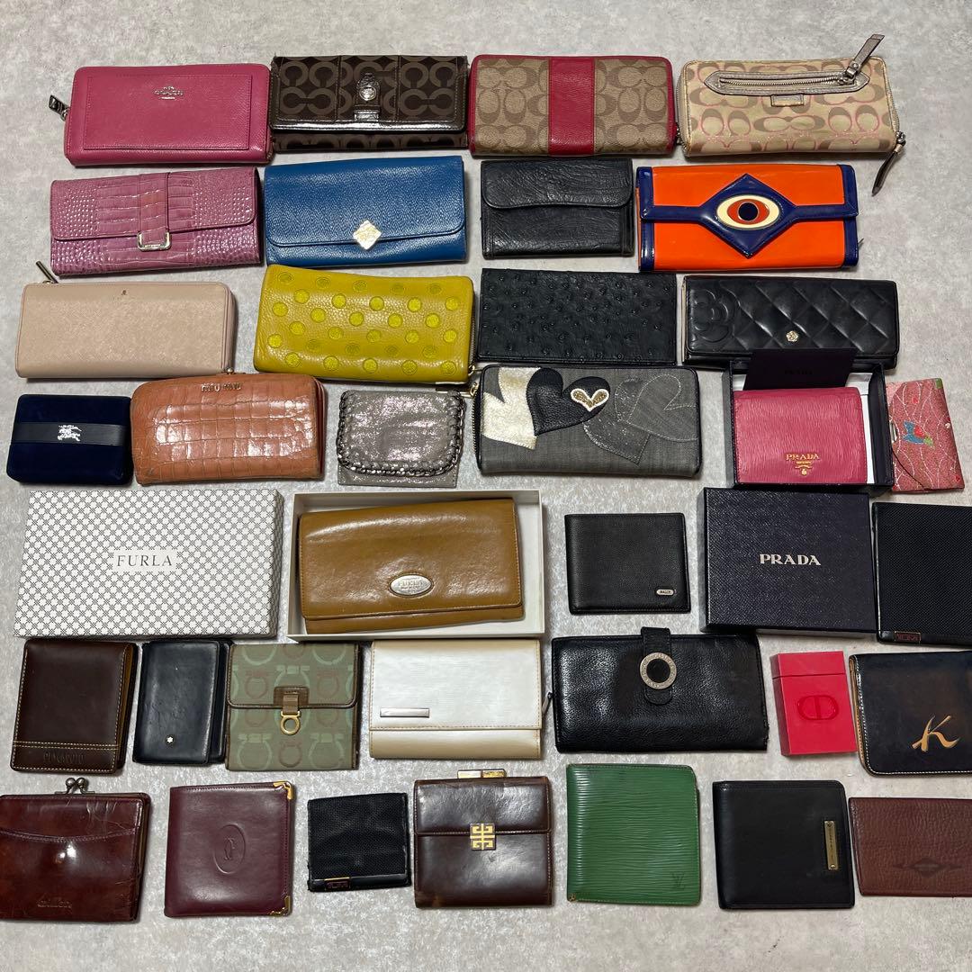 LOUIS VUITTON BVLGARI まとめ売り 長財布 二つ折り財布