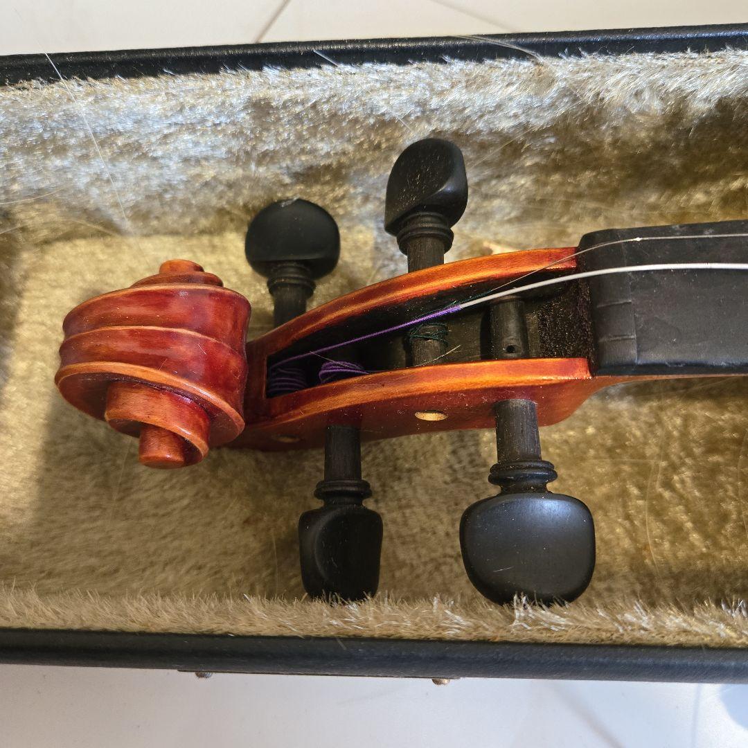 バイオリン 本体 黒ケース付き
