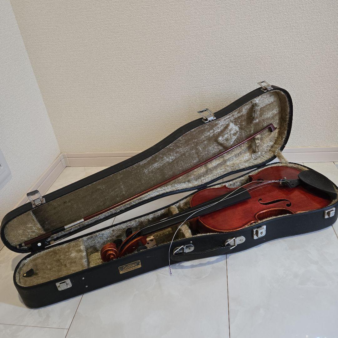 バイオリン 本体 黒ケース付き