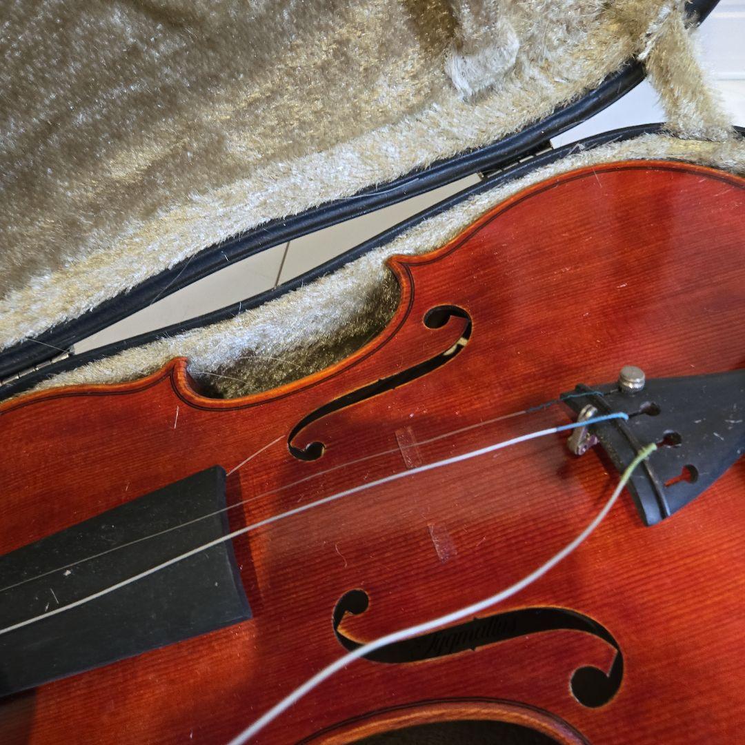 バイオリン 本体 黒ケース付き