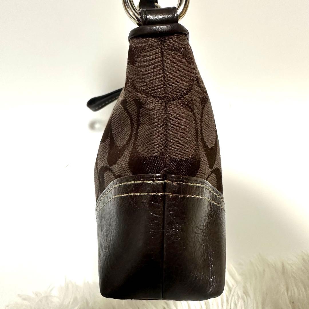 COACH コーチ ワンショルダー ポーチ ブラウン10239