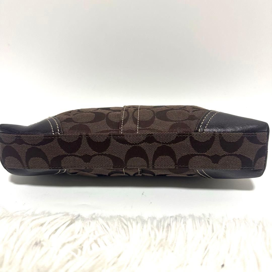 COACH コーチ ワンショルダー ポーチ ブラウン10239