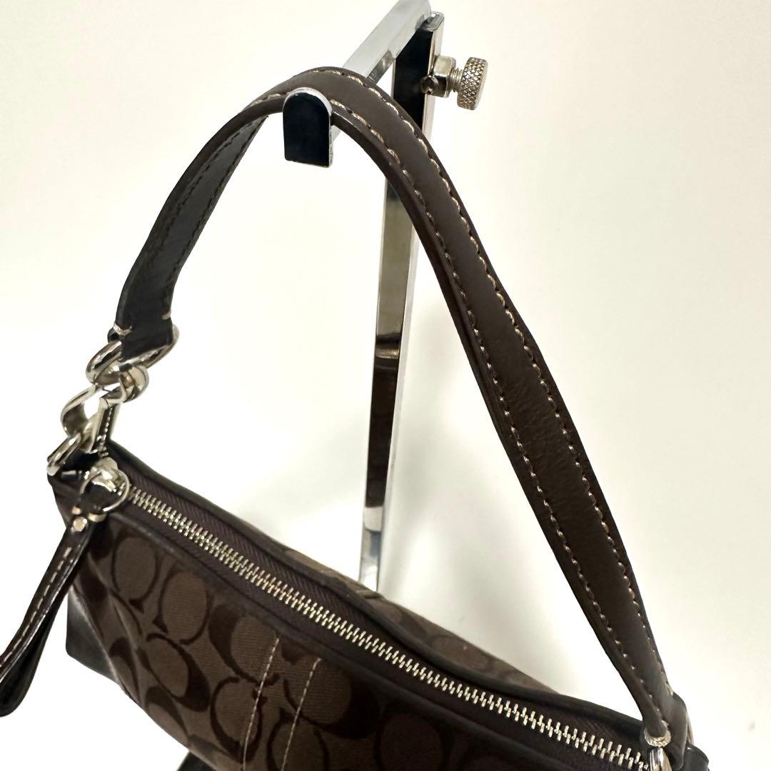 COACH コーチ ワンショルダー ポーチ ブラウン10239