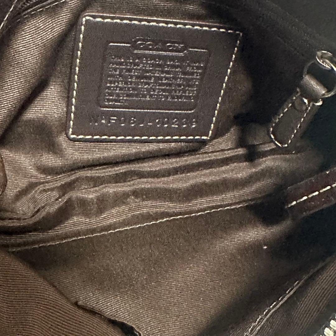 COACH コーチ ワンショルダー ポーチ ブラウン10239