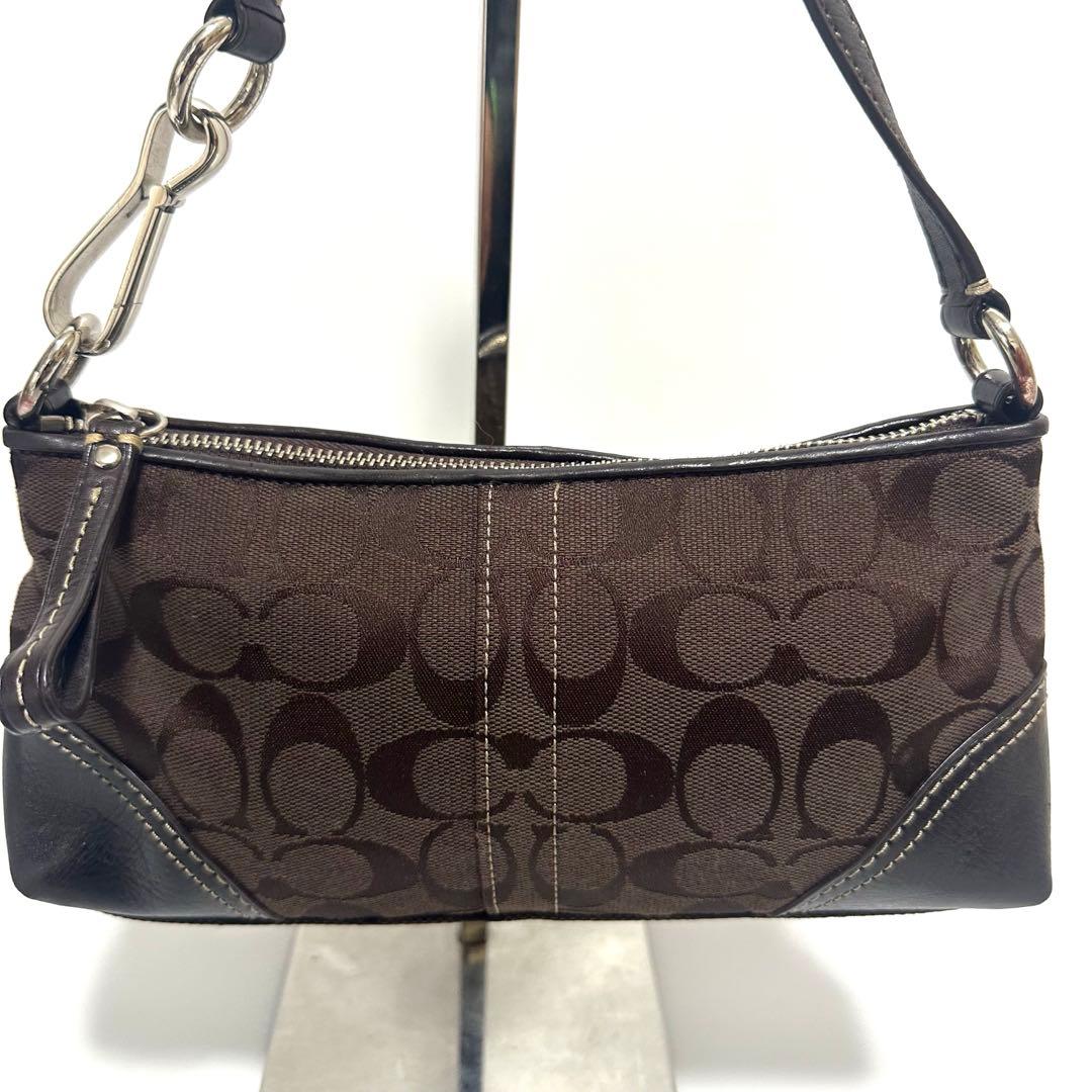 COACH コーチ ワンショルダー ポーチ ブラウン10239