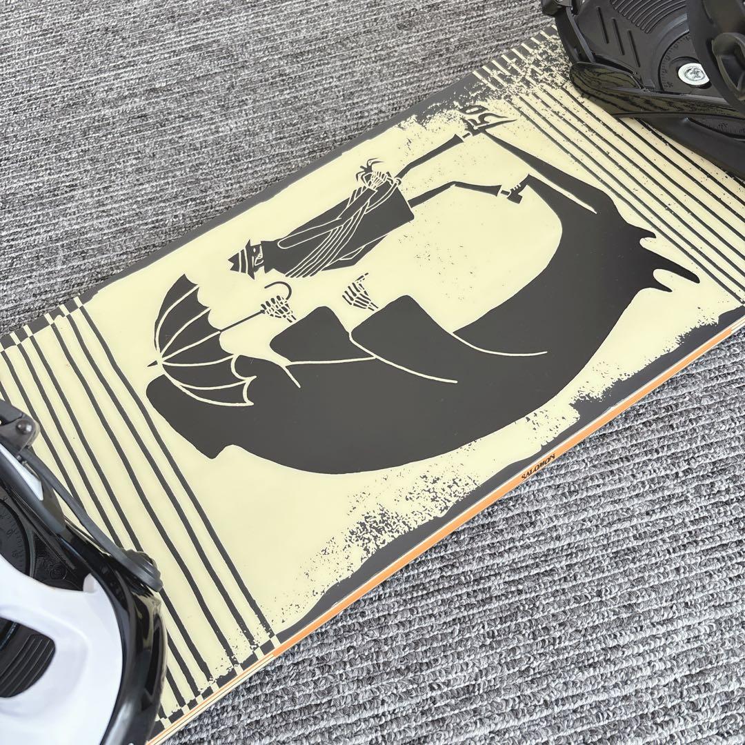 11美品❗️超豪華❗️サロモン メンズスノーボードセット★スノボ150cm+ビン付
