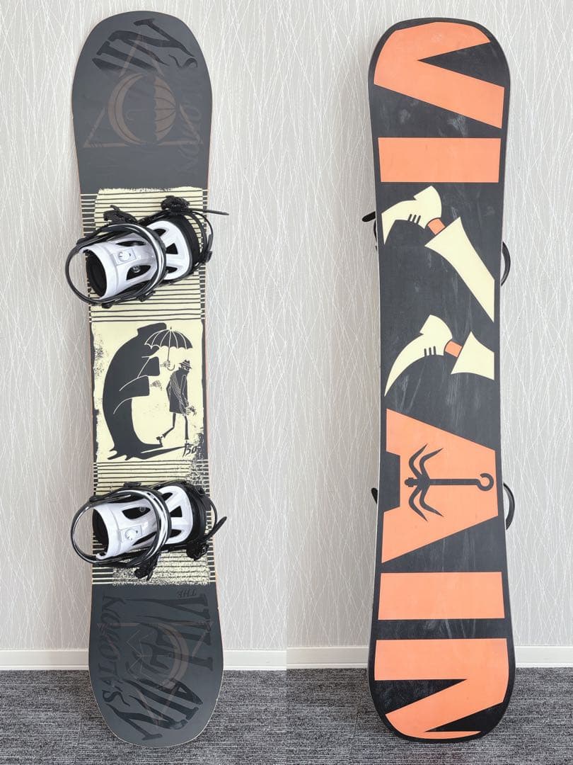 11美品❗️超豪華❗️サロモン メンズスノーボードセット★スノボ150cm+ビン付