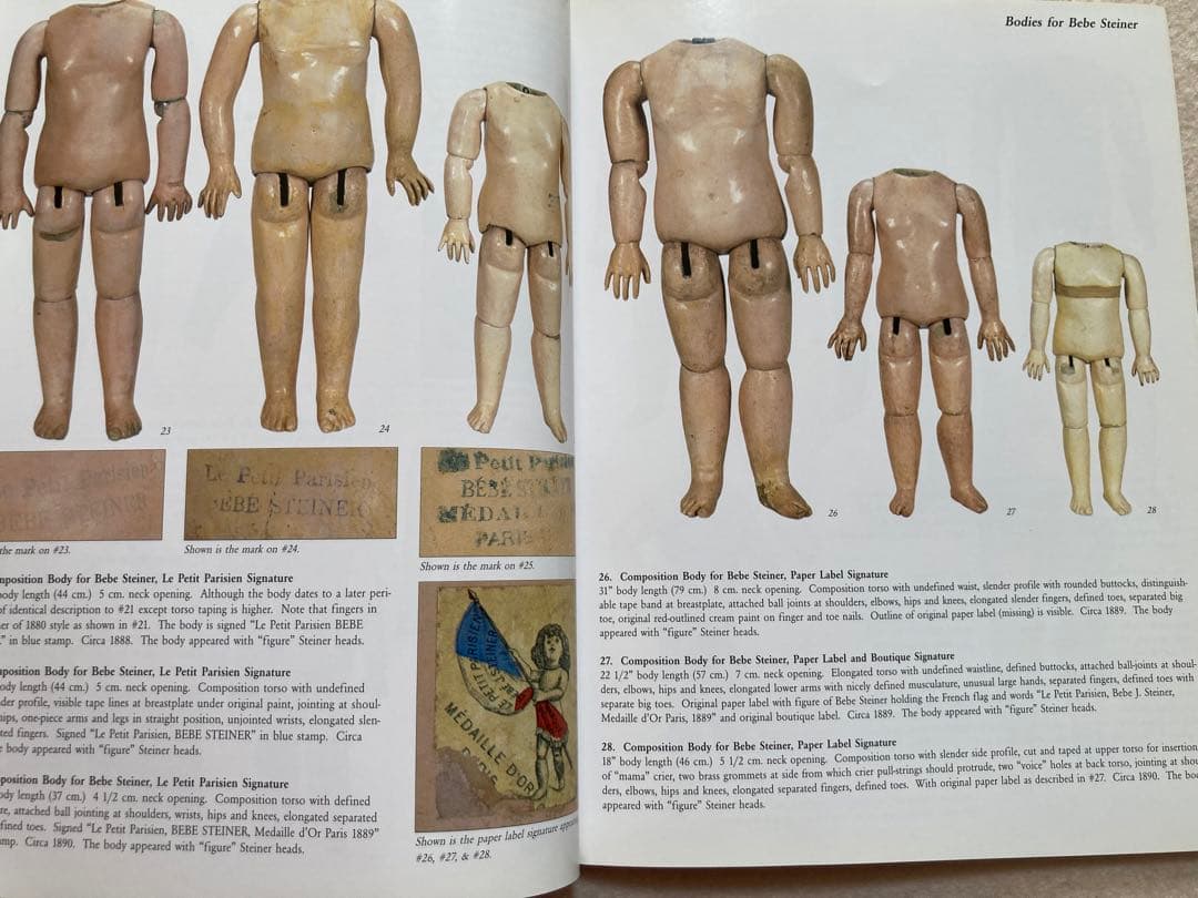 M4☆洋書 THE BODY BOOK 人形の本☆