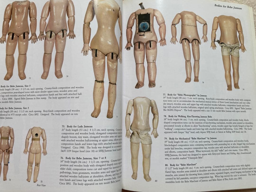 M4☆洋書 THE BODY BOOK 人形の本☆