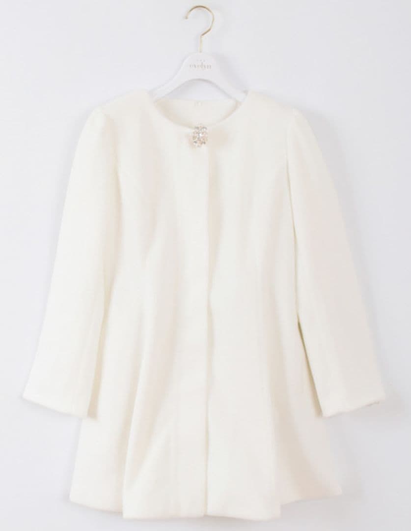 evelyn ビジューコート ホワイト S 量産型 地雷系