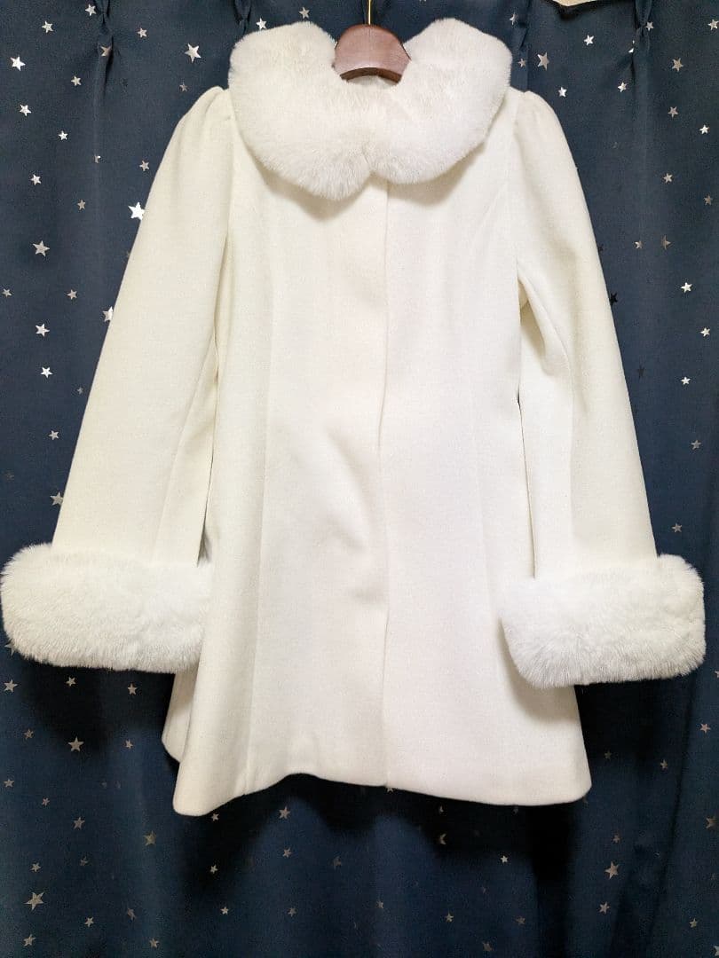 evelyn ビジューコート ホワイト S 量産型 地雷系