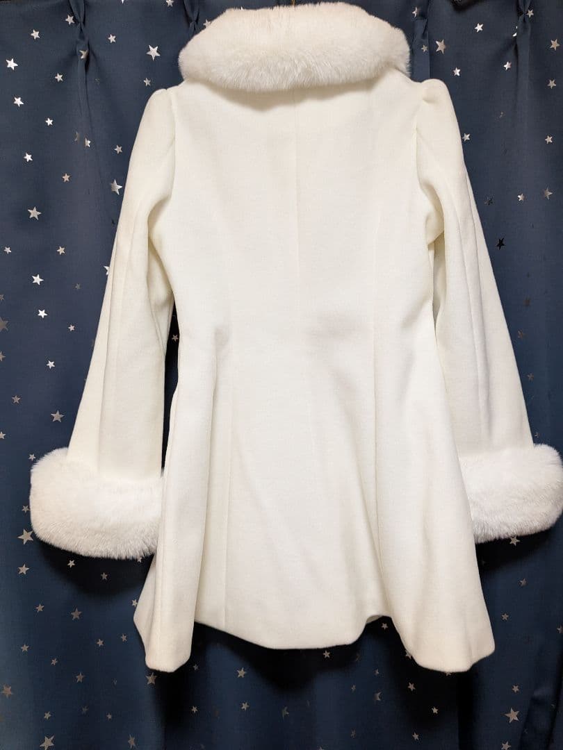 evelyn ビジューコート ホワイト S 量産型 地雷系