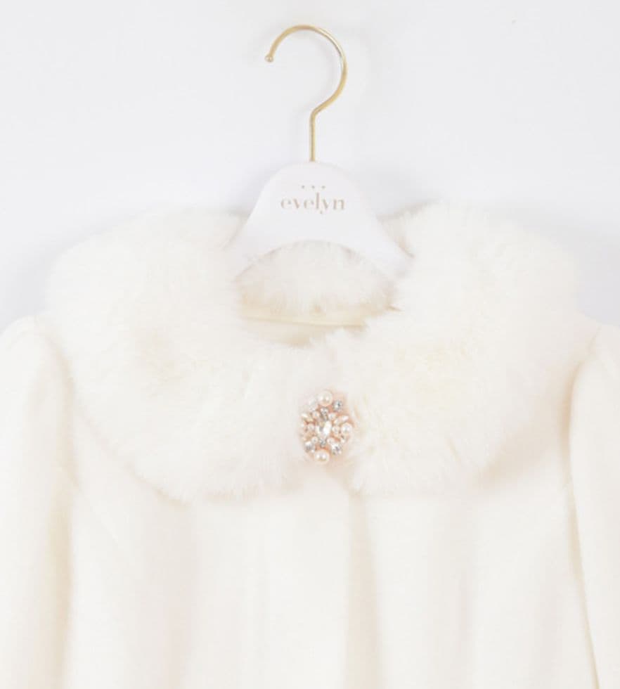 evelyn ビジューコート ホワイト S 量産型 地雷系