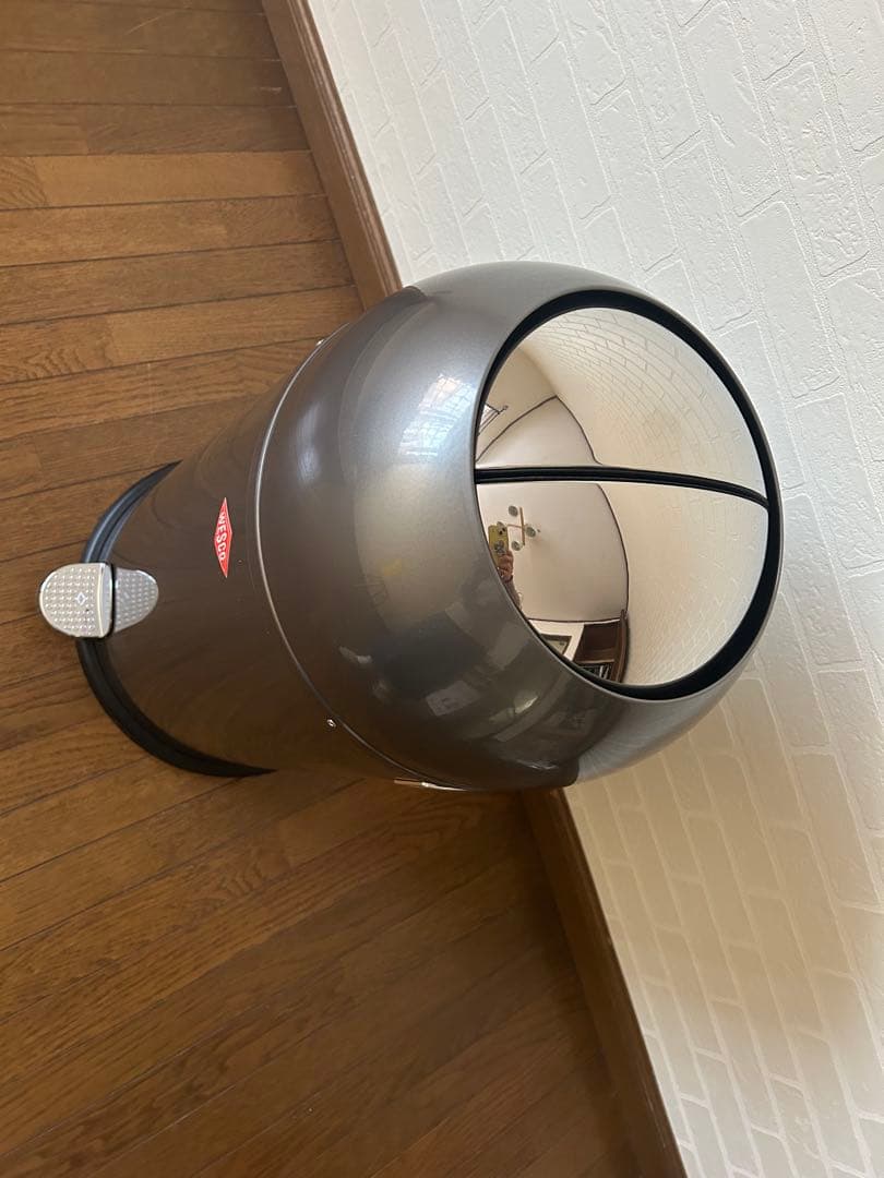 未使用　WESCO ペダル付きダストボックス　メタルライナー　33L