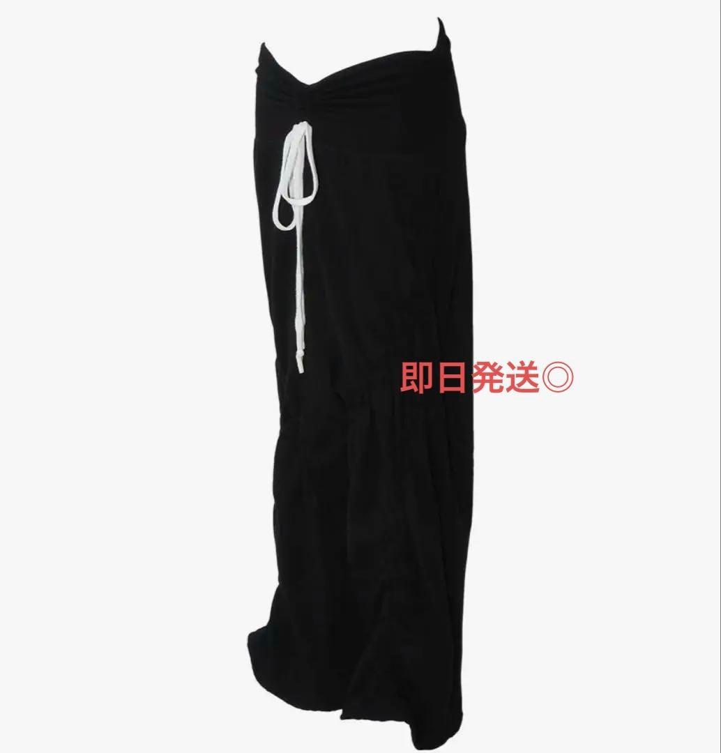 パンツ theredthread S ribbon smocking sweat