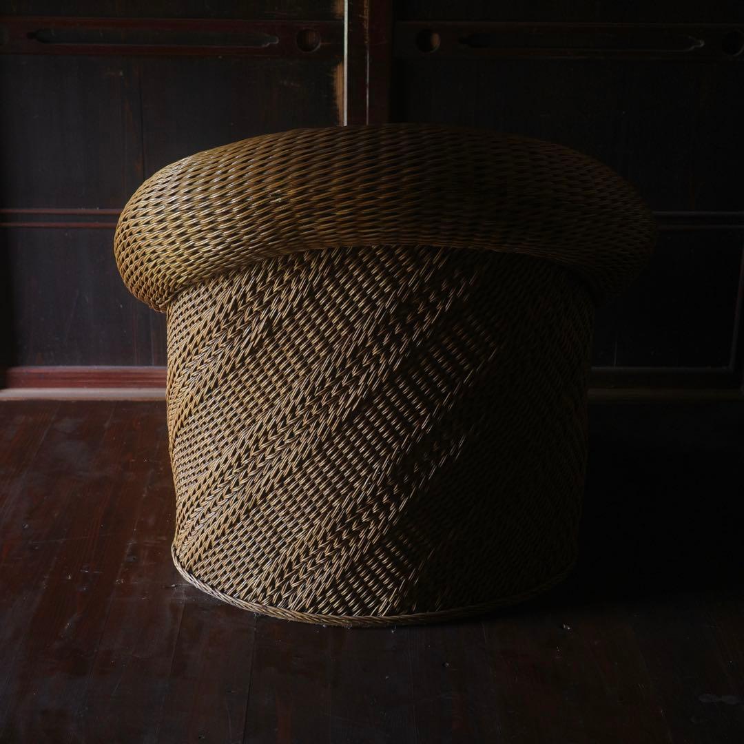 ラタンチェアA (直接引取りのみ・セット割引可) 椅子 古道具