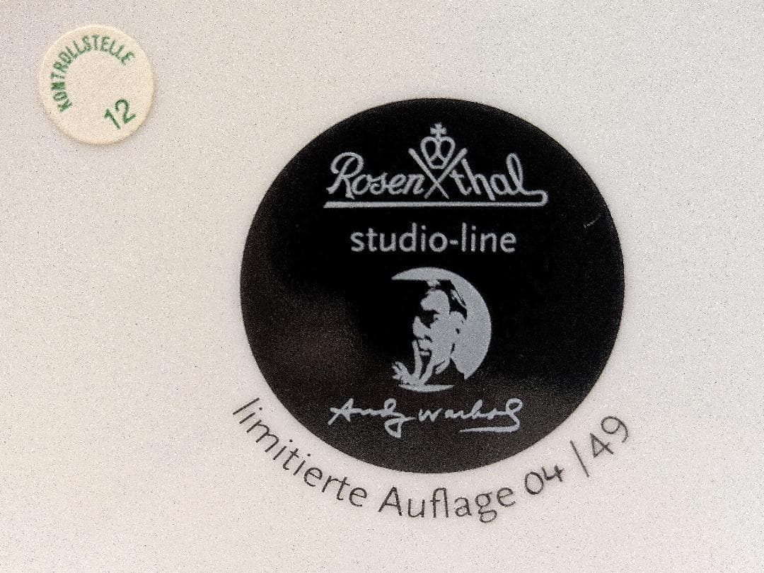 アンディ ウォーホル ローゼンタール ROSENTHAL Clock art