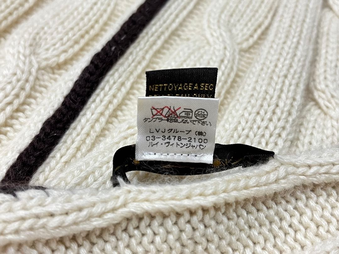 LOUIS VUITTON ルイヴィトン カシミヤ100% ロングマフラー