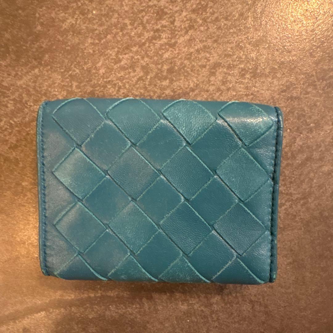 ボッテガヴェネタ イントレチャート レザー 三つ折り 財布 ウォレット