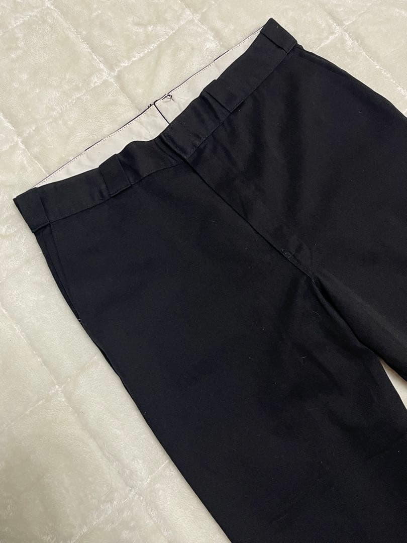 Dickies 874 チビタグ 80s USA製 ブラック 実寸W34