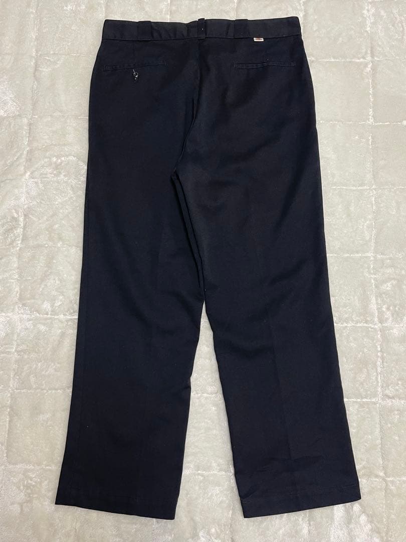 Dickies 874 チビタグ 80s USA製 ブラック 実寸W34