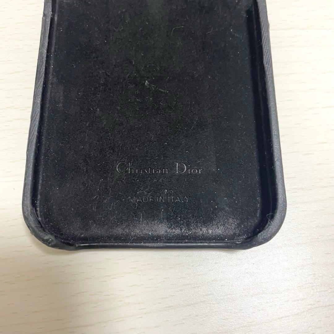 Dior iPhone 12 Pro Max用 スマートフォンケース ブラック