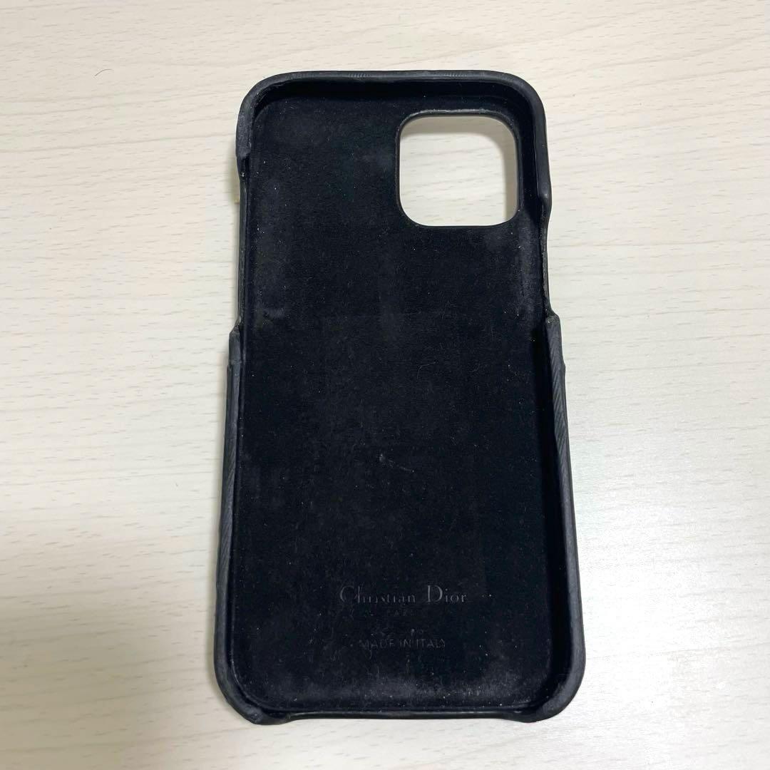Dior iPhone 12 Pro Max用 スマートフォンケース ブラック