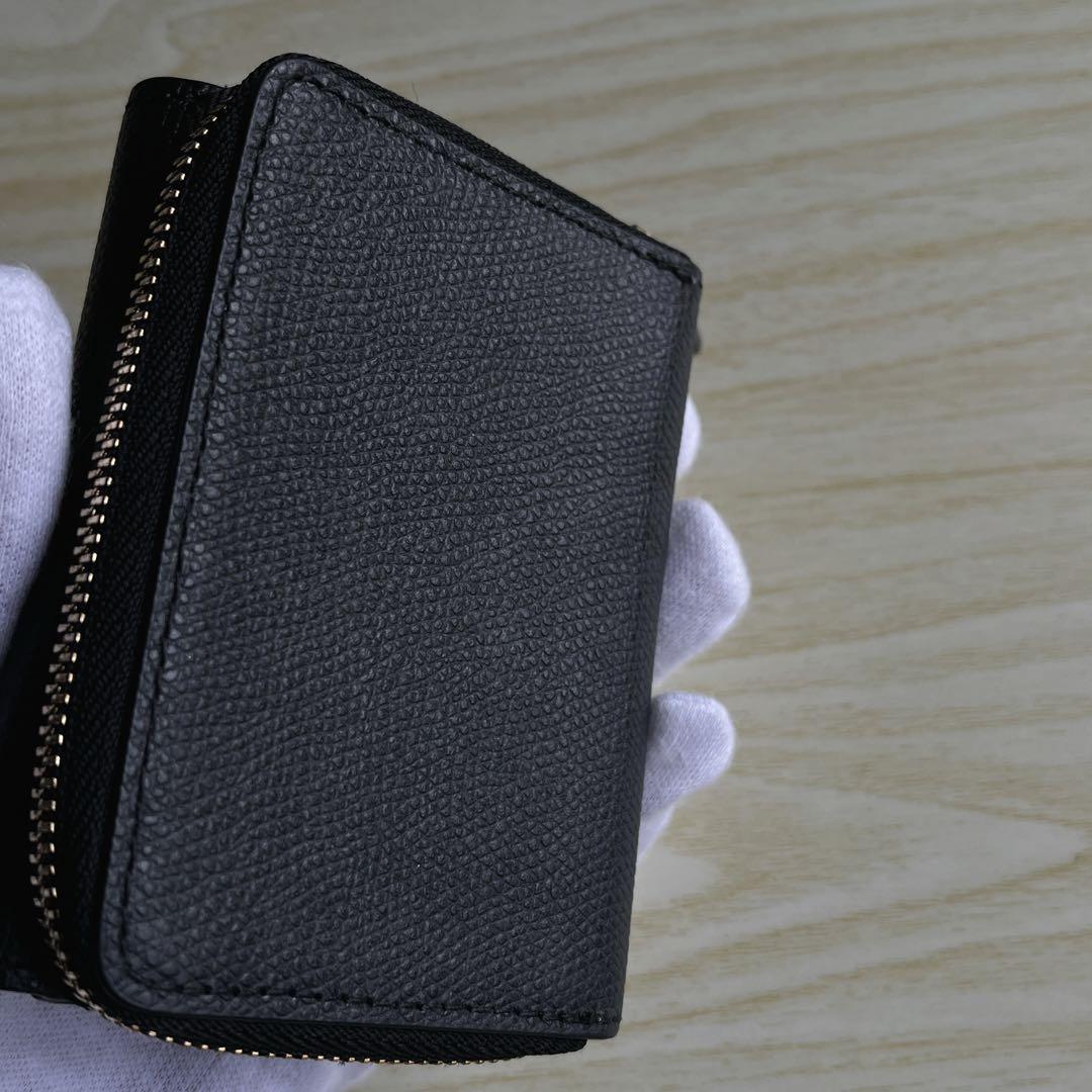 agnes b. アニエスベー 財布 黒 ブラック 三つ折り