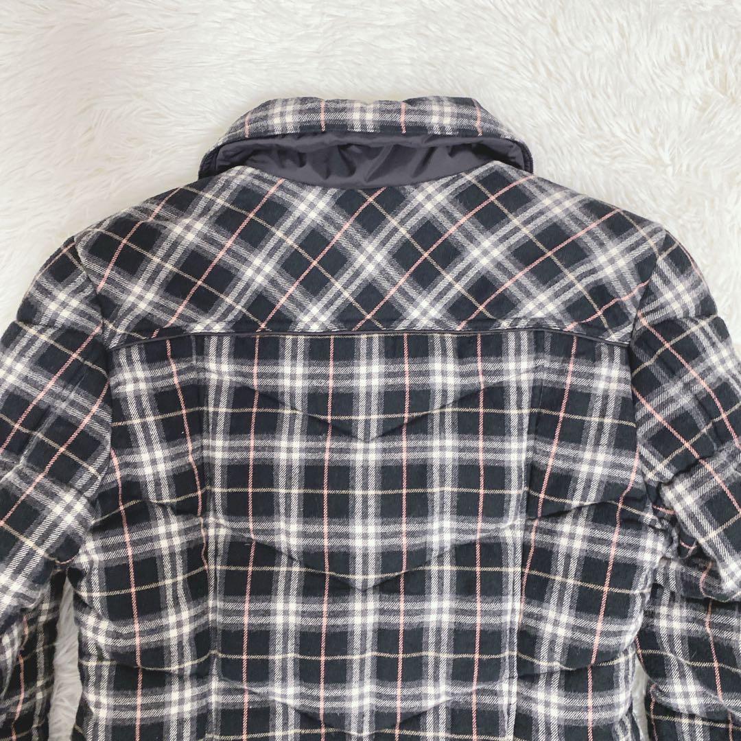美品 バーバリーブルーレーベル ノバチェック 中綿ジャケット リバーシブル 40