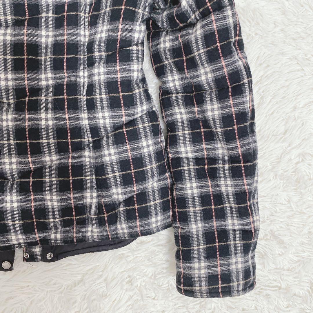 美品 バーバリーブルーレーベル ノバチェック 中綿ジャケット リバーシブル 40