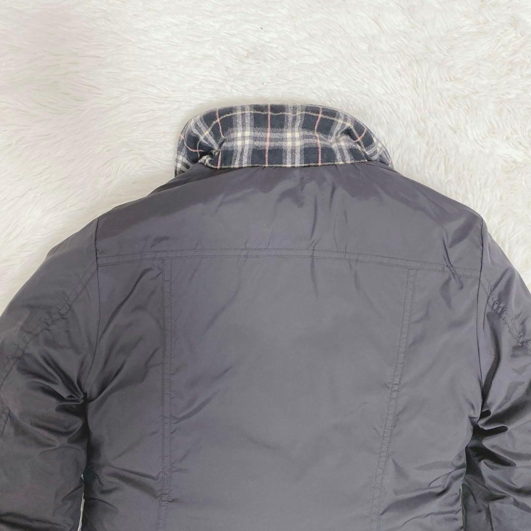 美品 バーバリーブルーレーベル ノバチェック 中綿ジャケット リバーシブル 40