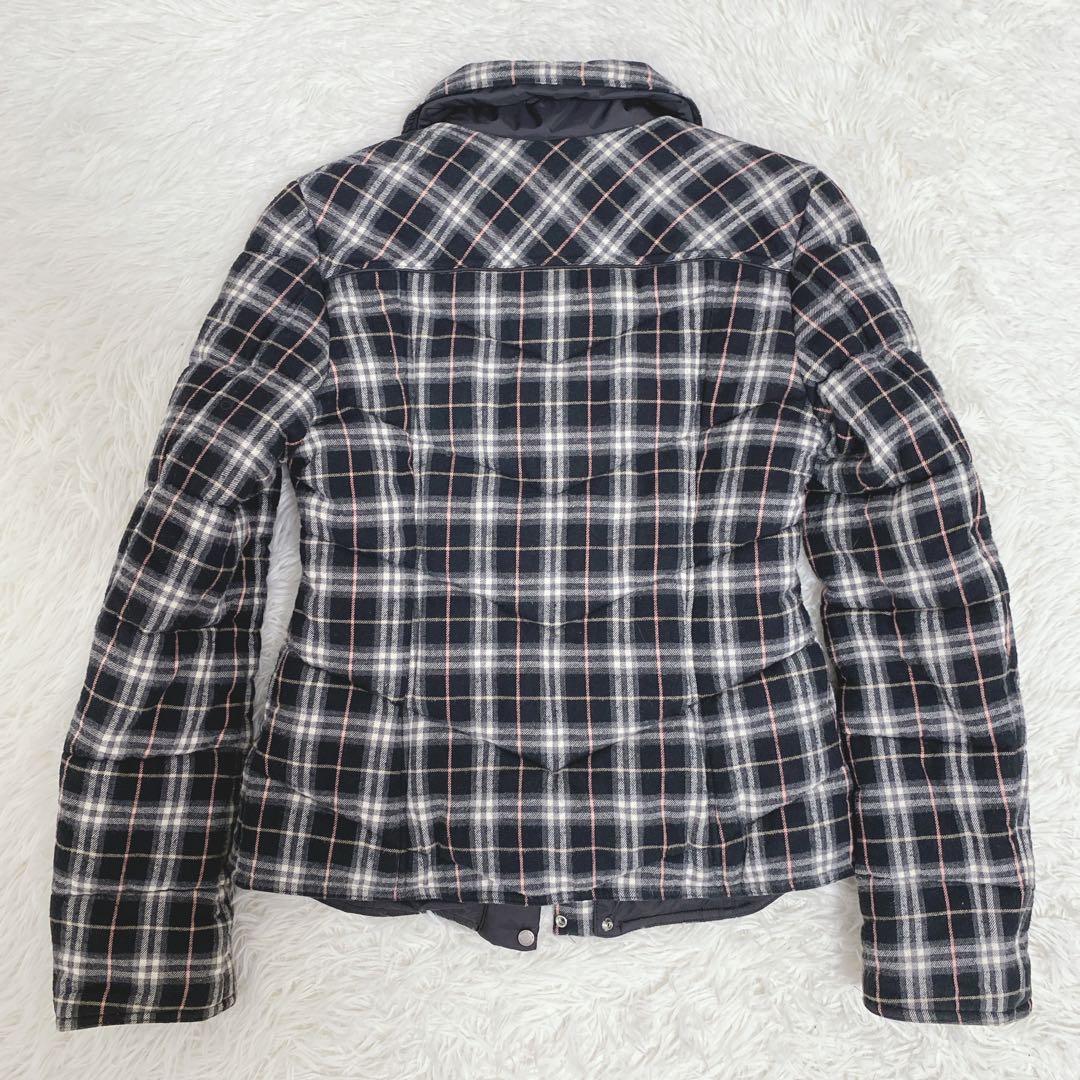 美品 バーバリーブルーレーベル ノバチェック 中綿ジャケット リバーシブル 40