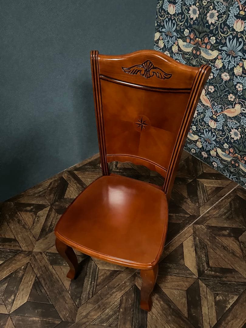 ゆー＊ダイニングチェア 椅子 猫脚 インテリア アンティーク 木製