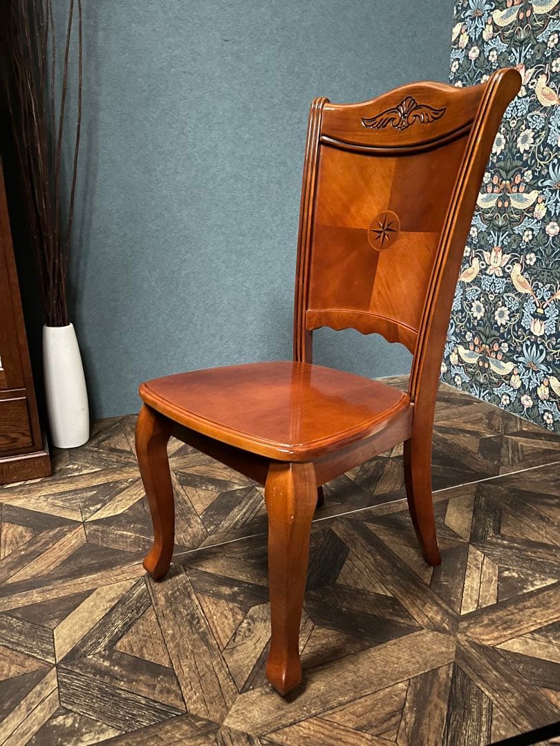 ゆー＊ダイニングチェア 椅子 猫脚 インテリア アンティーク 木製